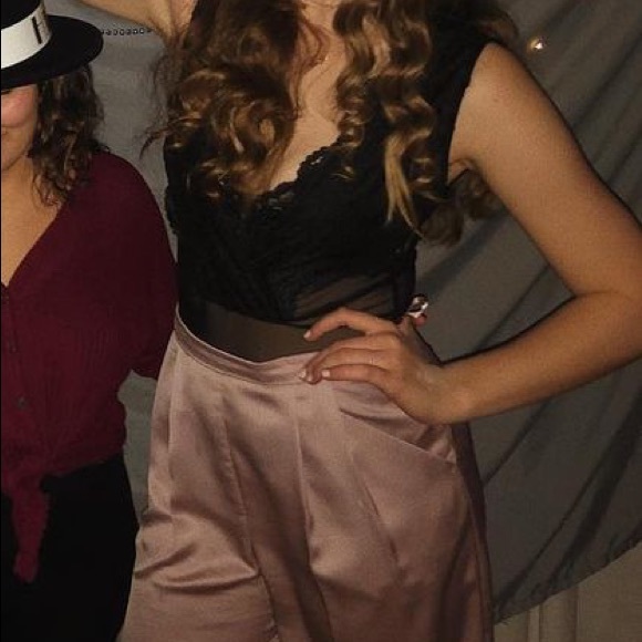 Zara Black Lace Plunge Bodysuit - Picture 4 of 7